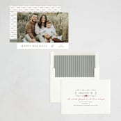 "bough" - Holiday Cards in Wreath by Pixel and Hank - Assembled
