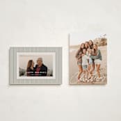 "Fresh Greeting" - Holiday Cards in Snowfall by Charter Oaks Creative - Photo Orientation Options