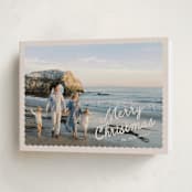 "Dispatch" - Holiday Cards in Creamer by Pixel and Hank - Folded Card