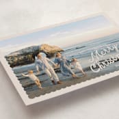 "Dispatch" - Holiday Cards in Creamer by Pixel and Hank - Detail