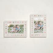 "Sugar Cookie" - Holiday Cards in Vanilla by Jennifer Wick - Photo Orientation Options