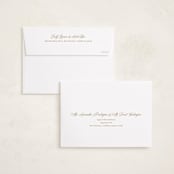 "Formal Five" - Holiday Cards in Candlelight by Carolyn MacLaren - FREE Recipient Addressing