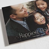 "sparkle cheer" - Holiday Cards in Eggnog by Phrosné Barwood - Detail