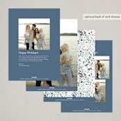 "Wonderland Floral" - Holiday Cards in Pine by Kelly Ventura - Back of Card Options