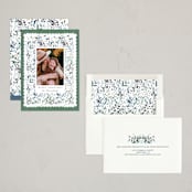 "Wonderland Floral" - Holiday Cards in Pine by Kelly Ventura - Assembled