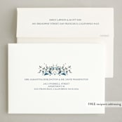 "Wonderland Floral" - Holiday Cards in Pine by Kelly Ventura - FREE Recipient Addressing
