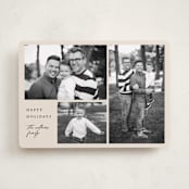 "Simple Gallery" - Holiday Cards in Ivory by Angela Thompson - Front
