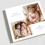 "Soft Overlay" - Holiday Cards in Snowman by Adelyn T. - Detail