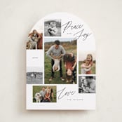 "Scattered Gallery" - Holiday Cards in Penguin by Michelle Taylor - Front