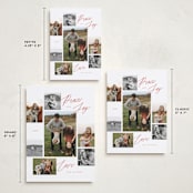 "Scattered Gallery" - Holiday Cards in Peppermint by Michelle Taylor - Formats Available