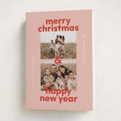 "Bold Stack" - Holiday Cards in Candy Cane by Lisa McLean - Folded Card