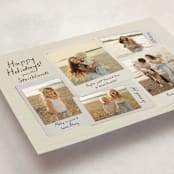 "insta joy" - Holiday Cards in Linen by Kamala Nahas - Detail