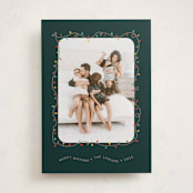 "Crazy Lights" - Holiday Cards in Forest by Holly Whitcomb - Front