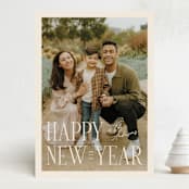 "Article" - Holiday Cards in Eggnog by Pixel and Hank - Front