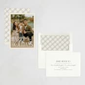 "Article" - Holiday Cards in Eggnog by Pixel and Hank - Assembled