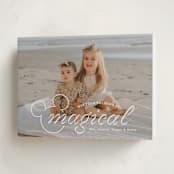 "Magical" - Holiday Cards in Snow by Emily Betts - Folded Card