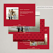 "Disney's Modern Mickey Holly" - Holiday Cards in Holly by Erica Krystek - Back of Card Options