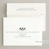 "Disney's Modern Mickey Holly" - Holiday Cards in Holly by Erica Krystek - FREE Recipient Addressing