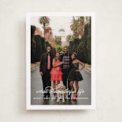 "What A Wonderful Life" - Holiday Cards in Snowflake by Leah Ragain - Front