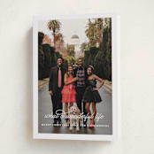 "What A Wonderful Life" - Holiday Cards in Snowflake by Leah Ragain - Folded Card