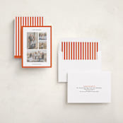 "Classic Collage" - Holiday Cards in Berry by Wendy Chung - Assembled