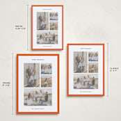 "Classic Collage" - Holiday Cards in Berry by Wendy Chung - Formats Available