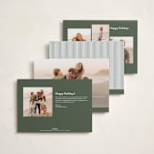 "The Magnolia" - Holiday Cards in Balsam by Kristie Kern - Back of Card Options