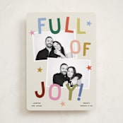 "Full of Joy (& Cheer)" - Holiday Cards in Jubilant by Kercia Jane - Front