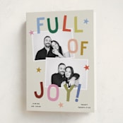 "Full of Joy (& Cheer)" - Holiday Cards in Jubilant by Kercia Jane - Folded Card