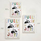 "Full of Joy (& Cheer)" - Holiday Cards in Jubilant by Kercia Jane - Formats Available