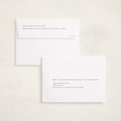 "Minimalist Sidebar" - Holiday Cards in Snow by Kelly Schmidt - FREE Recipient Addressing