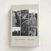 "Merry Modern" - Holiday Cards in Eggnog by Angela Thompson - Folded Card