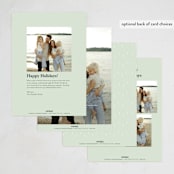 "Woodland Arch" - Holiday Cards in Cypress by Hannah Williams - Back of Card