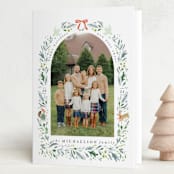 "Woodland Arch" - Holiday Cards in Cypress by Hannah Williams - Folded Card