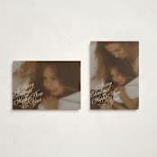 "Scripted Note" - Holiday Cards in Champagne by Baumbirdy - Photo Orientation Options