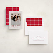"MR. AND MRS." - Holiday Cards in Tinsel by Pink House Press - Assembled