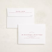 "MR. AND MRS." - Holiday Cards in Tinsel by Pink House Press - FREE Recipient Addressing