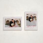 "MR. AND MRS." - Holiday Cards in Tinsel by Pink House Press - Photo Orientation Options