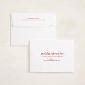 "holiday era" - Holiday Cards in Snow by Angela Marzuki - FREE Recipient Addressing