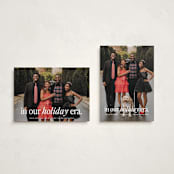"holiday era" - Holiday Cards in Snow by Angela Marzuki - Photo Orientation Options