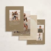"Simplicity" - Holiday Cards in Wheat by Christy Hy Lee - Back of Card Options