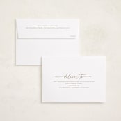 "Simplicity" - Holiday Cards in Wheat by Christy Hy Lee - FREE Recipient Addressing