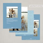 "Tis the Sea-Sun" - Holiday Cards in Sea Spray by Corinne Malesic - Back of Card Options