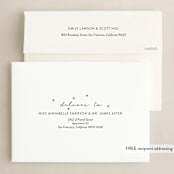 "Glow Bright" - Holiday Cards in Blue Jay by Lindsay Megahed - FREE Recipient Addressing