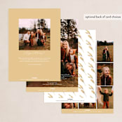 "multiple joy album" - Holiday Cards in Snow by Phrosné Barwood - Back of Card Options