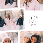 "multiple joy album" - Holiday Cards in Snow by Phrosné Barwood - Detail