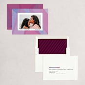 "tissue breeze" - Holiday Cards in Sugar Plum by Carrie Moradi - Assembled