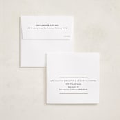 "Minimal border" - Holiday Cards in Starlight by Lucrecia Caporale - FREE Recipient Addressing