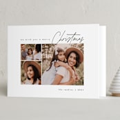 "we wish you a merry christmas" - Holiday Cards in Snow by Kelly Schmidt - Folded Card