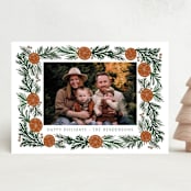 "Citrus Frame" - Holiday Cards in Winter by Katharine Watson - Front